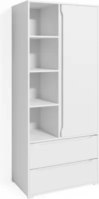 Produktbild von Vicco Kleiderschrank Ruben, 80 x 189 cm, Weiß