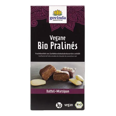 Produktbild von Govinda Pralinés Dattel-Marzipan, 70 g