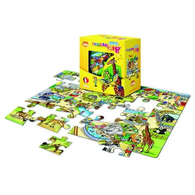 Productafbeelding van Efko Puzzel Grote Dierenpark Baby, 24 stukjes