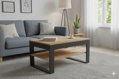 Produktbild von Design Couchtisch DA-222 Tisch Wohnzimmertisch 90x50x60cm