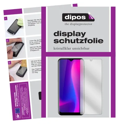 Obrázek produktu pro 5x čirá ochranná fólie displeje pro Blackview A60 Pro (2019) ochranná fólie displeje dipos