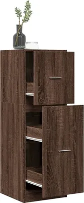 Produktbild von "2026 Promotion" Mehrzweckschrank, Flurschrank Apothekerschrank, Eichen-Optik 40x41x118 cm Holzwerkstoff - Kommoden CC31487