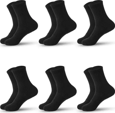 Obrázek produktu pro 6 párů pánských ponožek, silné dlouhé sportovní ponožky, sportovní, běžecké, cyklistické a tréninkové ponožky