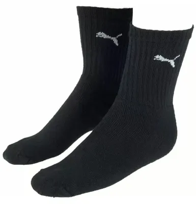 Zdjęcie produktu dla Puma - Crew Sock 3P - Skarpety w kolorze czarnym