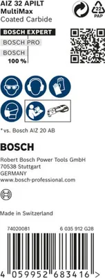 Image de Bosch EXPERT MultiMax AIZ 32 APILT Feuille pour outils multifonctions 10 pces - 2608902396