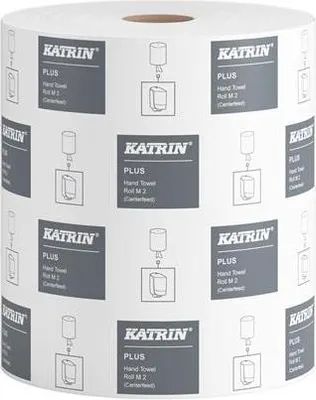 Productafbeelding van Papieren handdoekrollen, 2-laags, KATRIN Plus M2, 100 meter (6 stuks)