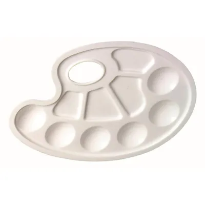 Obrázok produktu pre Herlitz Miešacia paleta s otvorom na rukoväť biela 23,5x17 cm