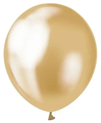 Produktbild von Balony Beauty&Charm chromowane złote 30 cm 5 sztuk