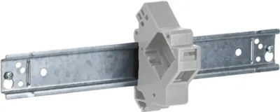Produktbild von Keystone Modulhalter 1-Port, für -- Hutschiene in Unterverteilungen, Kunststoff