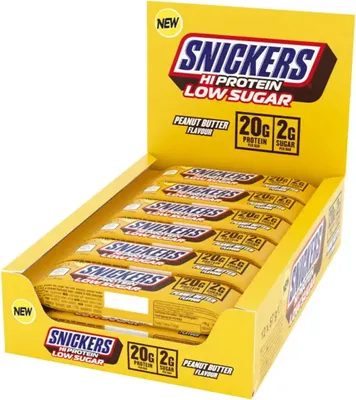 Produktbild von Snickers LOW SUGAR High Protein Bar (12x57g)
