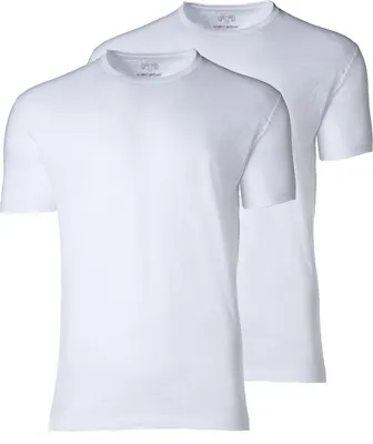 Produktbild von CECEBA Herren T-Shirt, kurzarm, Baumwolle, Single Jersey, weiß uni, 2er Pack Größe: 68