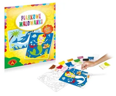 Obrázek produktu pro Piaskowe malowanki Syrenka i Delfin ALEX