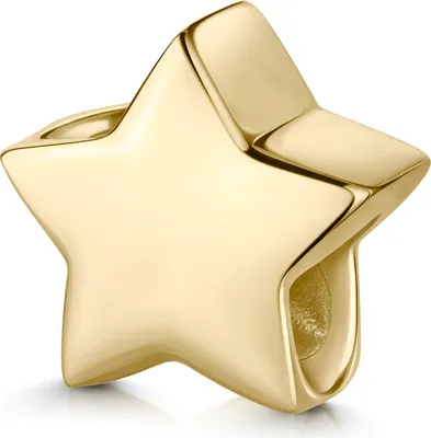 Produktbild von MATERIA by Matthias Wagner Stern Bead Gold 585 Charm für Armband inkl. Schmuckbox 810