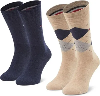 Zdjęcie produktu dla Skarpety Tommy Hilfiger 2 pary M 100001495 050 Pullunder Tommy Hilfiger Größe: 39-42,