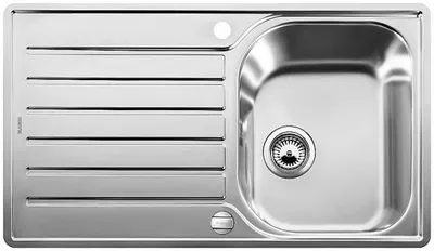 Immagine prodotto di Blanco Lantos 45 - Drez, 860x500 mm, s ovládaním odtoku, kefovaná nerezová 519707