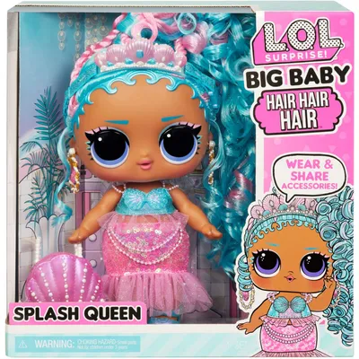 Obrázok produktu pre Prekvapenie L.O.L. Vlasy Vlasy Vlasy Veľká bábika Splash Queen