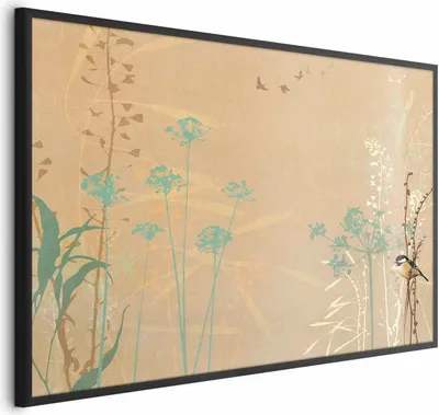 Produktbild von Posterpapier Poster - Bird on a Meadow 30x21 cm Blumen e-A-10131-ao-a