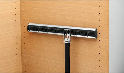 Produktbild von Gürtelhalter starr Modell P, Aluminium/Kunststoff schwarz