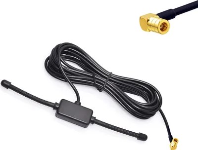 Produktbild von Audioproject A346 - Autoradio Autoantenne Scheibenantenne DAB + Digital SMB Adapter 5m Kabel Autoantenne KFZ kompatibel VW Audi Opel Ford BMW Seat Skoda