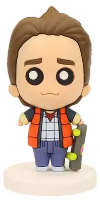 Productafbeelding van Terug naar de Toekomst Poki's minifiguur Marty McFly, 6 cm