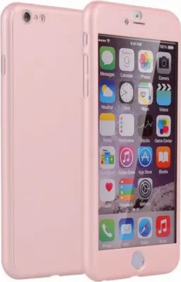Produktbild von Apple iPhone 6 6S Plus Full Cover 360 Case Rosa
