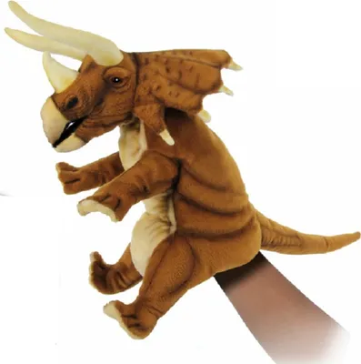 Produktbild von Hansa Creation - Kuscheltier - Handpuppe Triceratops