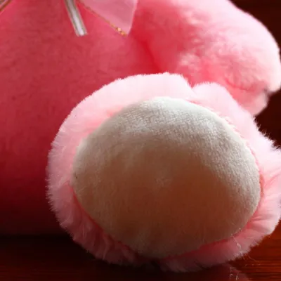 Obrázok produktu pre Plyšová hračka medveď, 22 cm, roztomilá biela handrová bábika pre deti a dospelých