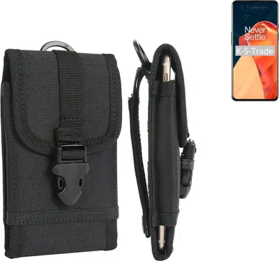 Produktbild von K-S-Trade Holster Handy Hülle kompatibel mit OnePlus 9 Holster Handytasche Gürtel Tasche Schutz Hülle Robust Outdoor schwarz