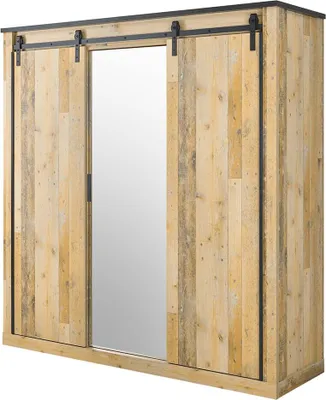 Produktbild von 3-türiger Kleiderschrank II Sherwood - Old Style hell