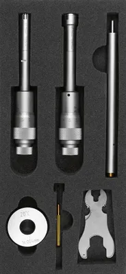 Produktbild von FORMAT Innenmessschrauben-Satz Dreipunkt 50-100mm, Messbereich:40-100 mm