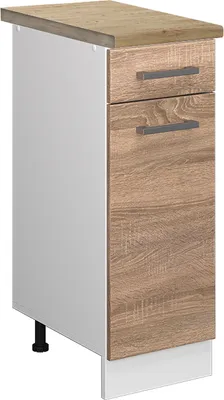 Produktbild von Küchenunterschrank Vicco R-Line Sonoma 30 cm , AP Eiche, Model 45660