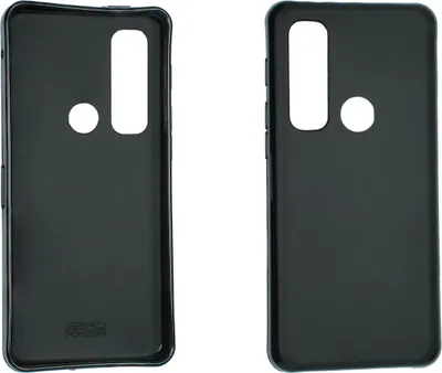 Image de caseroxx Housse de protection TPU compatible avec Cat S75, étui en caoutchouc pour téléphone portable Protection d'écran noir