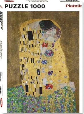 Produktbild von PIATNIK Metallic Puzzle Kuss 1000 Teile