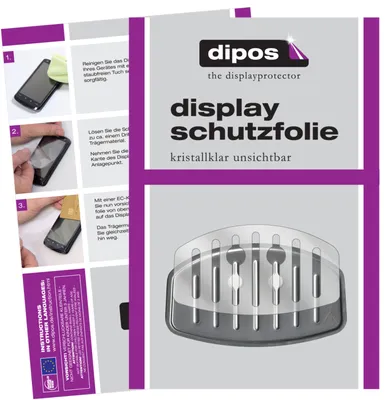 Produktbild von 2x Schutzfolie für Krups EA 8050 Tropfblech klar Displayschutzfolie Display