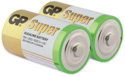 Produktbild von GP Batteries Super Alkaline 5501, Einwegbatterie, D, Alkali, 1,5 V, 2 Stück(e)