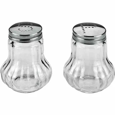 Produktbild von METALTEX Salz&Pfefferstreuer-Set Glas 7cm 2teilig