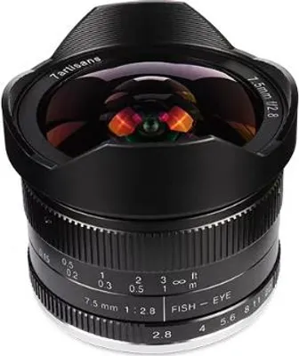 Produktbild von 7Artisans 7,5mm f/2,8 für MFT, Weitwinkel-Fischaugenobjektiv, 11/10, Micro Four Thirds (MFT)