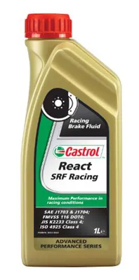 Obrázek produktu pro Castrol React SRF Racing, DOT 4, 1000 ml, Žlutá, 320 °C, 1,066 kg/l