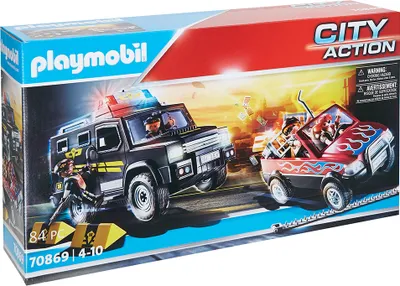 Produktbild von Einheitsgröße|PLAYMOBIL® Polizei: Verfolgung der Bankräuber 70869
