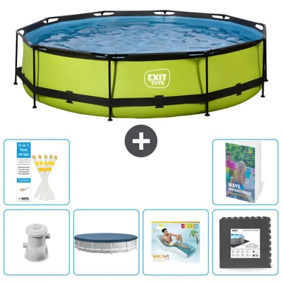 Immagine prodotto di Piscina gonfiabile rettangolare - 360x76 cm - Set da 5 pezzi - Modello S223