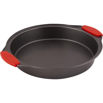 Produktbild von LAMART LT3110 Forma na koláč, formy odolávajú teplotám -60 až 230°C, možno ich použiť v rúre na pečenie, ale sú vhodné aj do chladničky, uhlíková oceľ/silikón, čierna, červená,  Ø24,5x3 cm