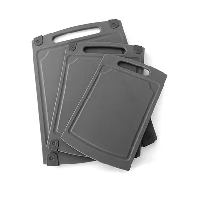 Produktbild von Coolinato 3tlg Set Schneidebretter versch Grössen grau