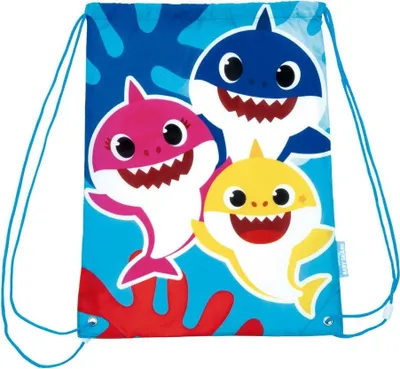 Produktbild von Baby Shark Leichter Schuhbeutel-Rucksack