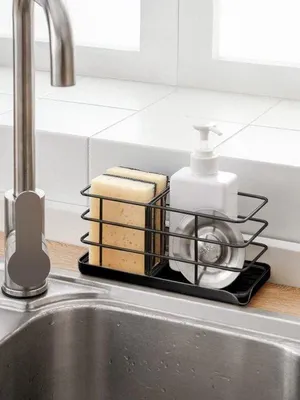 Immagine prodotto di Scolapiatti da cucina multifunzionale nero