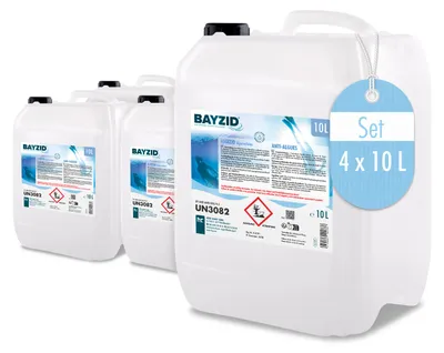 Produktbild von 4x10 L BAYZID® Algizid Poolpflegemittel gegen Algen für einen sauberen Pool