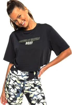 Produktbild von Roxy Beachboun Boxy Kurzarm-t-shirt Schwarz L Frau Schwarz L