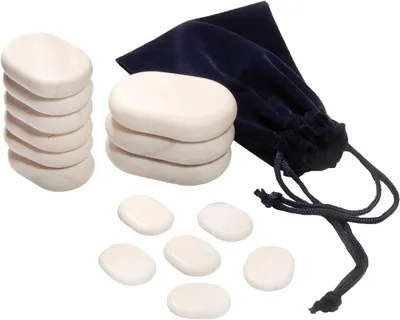 Image de Solidchoice - Ensemble de 15 pierres de massage pour les soins à froid