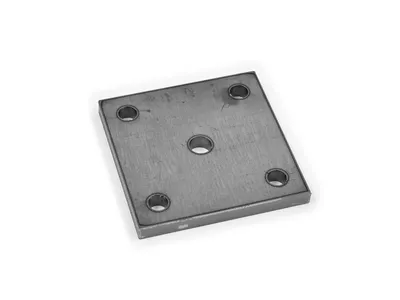 Produktbild von Ankerplatte Stahl 100x100x10 gelocht