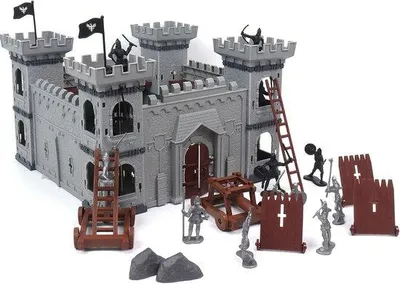 Produktbild von Historisches Schloss Spielzeug - Historische Spiele - Mit Rittern - 50x50x50 mm - Typ A