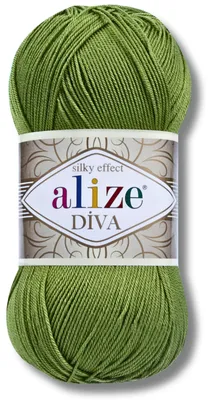Zdjęcie produktu dla Alize 1x 100 g wełna Diva, jednolita, szydełkowanie, dzierganie (210)